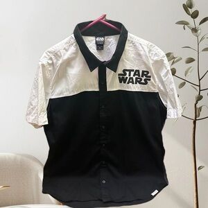 Star Wars Black and White Men's Shirt size XL